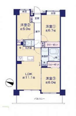 �Ԏ��}�i�̂P�}���V�����j�@3LDK