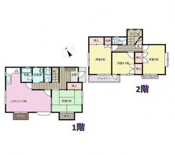 �Ԏ��}�i�̂P�ˌ��j�@4LDK