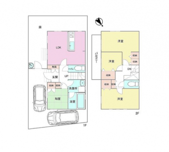 �Ԏ��}�i�̂P�ˌ��j�@4LDK