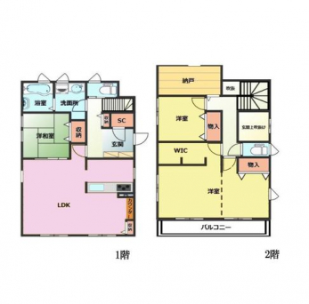 �Ԏ��}�i�̂P�ˌ��j�@3SLDK