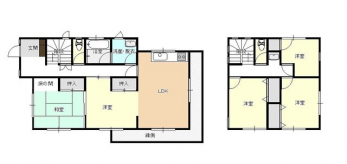 �Ԏ��}�i�̂P�ˌ��j�@5LDK