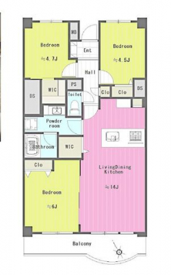 �Ԏ��}�i�̂P�}���V�����j�@3LDK