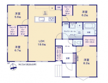 �Ԏ��}�i�̂P�ˌ��j�@4LDK