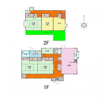 �Ԏ��}�i�̂P�ˌ��j�@5SLDK