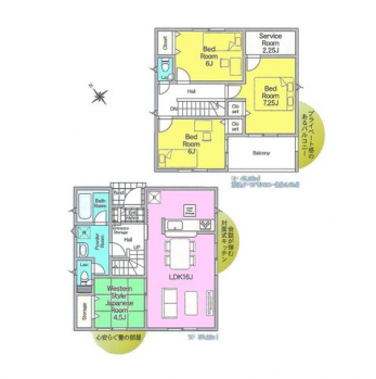 �Ԏ��}�i�̂P�ˌ��j�@4SLDK