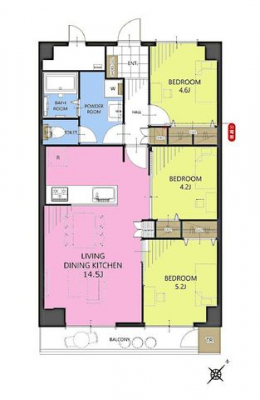 �Ԏ��}�i�̂P�}���V�����j�@3LDK