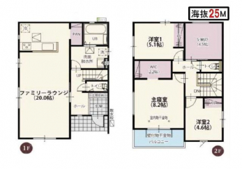 �Ԏ��}�i�̂P�ˌ��j�@3SLDK