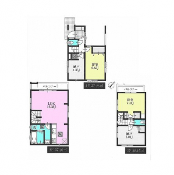 �Ԏ��}�i�̂P�ˌ��j�@2SSLDK