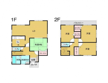 �Ԏ��}�i�̂P�ˌ��j�@4LDK