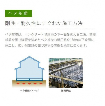 ���̑��@�x�^��b�����E�ϋv���ɗD�ꂽ�{�H���@�B��b�S�؂𒣂苭�x�����߂��x�^��b�̑ψ��Ղ�1�K�̏����S�ʂɎ{�H���A�L���ψ��Ղ̖ʂŌ����̉׏d��n�Ղɓ`���܂��B