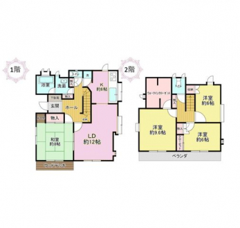 �Ԏ��}�i�̂P�ˌ��j�@4SLDK