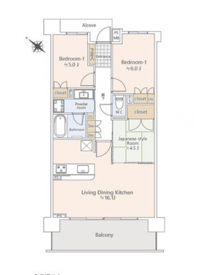 �Ԏ��}�i�̂P�}���V�����j�@3LDK