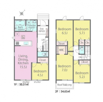 �Ԏ��}�i�̂P�ˌ��j�@5LDK