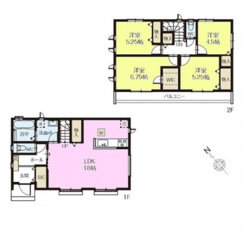 �Ԏ��}�i�̂P�ˌ��j�@4LDK