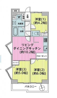 �Ԏ��}�i�̂P�}���V�����j�@3LDK