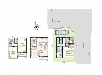 �Ԏ��}�i�̂P�ˌ��j�@3LDK+WIC+SC