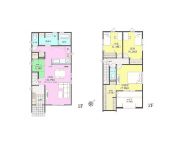 �Ԏ��}�i�̂P�ˌ��j�@3LDK�{�^�^�~�X�y�[�X