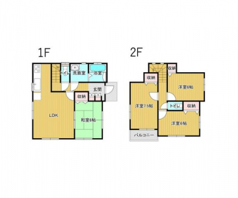 �Ԏ��}�i�̂P�ˌ��j�@4LDK