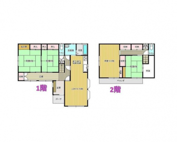 �Ԏ��}�i�̂P�ˌ��j�@4LDK