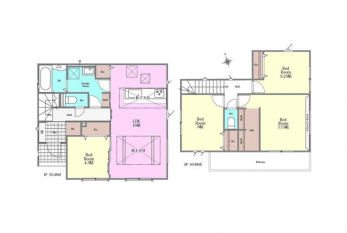 �Ԏ��}�i�̂P�ˌ��j�@4LDK