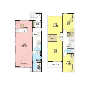 �Ԏ��}�i�̂P�ˌ��j�@3(4)LDK