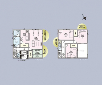 �Ԏ��}�i�̂P�ˌ��j�@4LDK